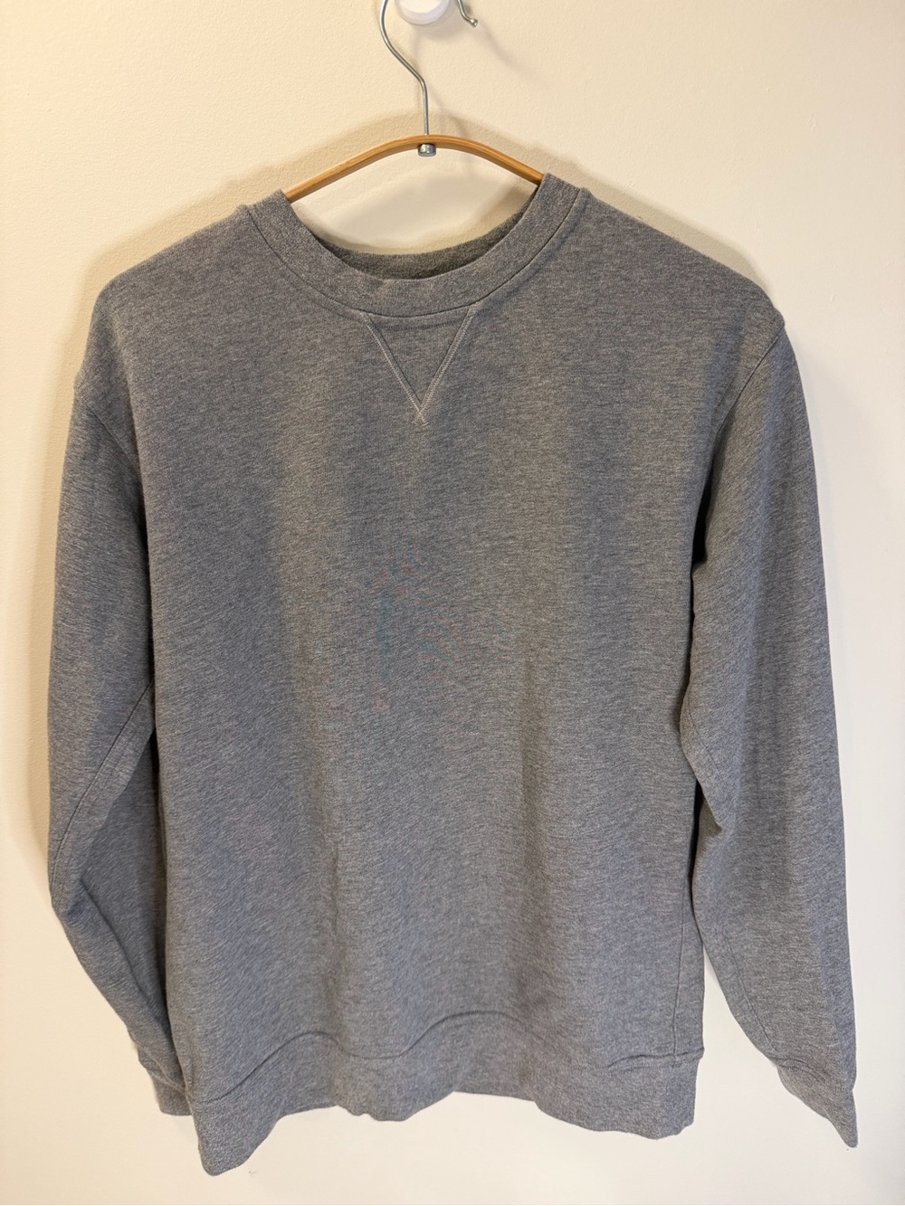 Lululemon Grey Crewneck Sweatshirt Pullover Size 4 Cotton